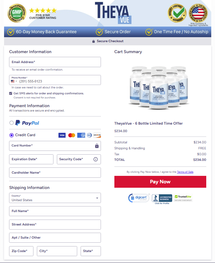 Secure Checkout Form